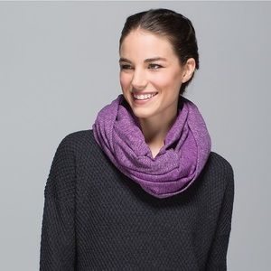 Lululemon Reversible Vinyasa Scarf // purple